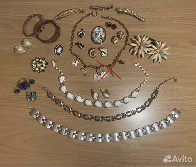 Бижутерия винтажная европа США СССР