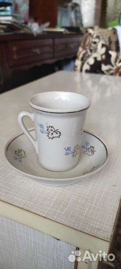 Чашка с блюдцем лфз СССР