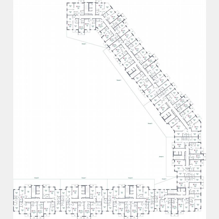 3-к. квартира, 84,1 м², 4/16 эт.