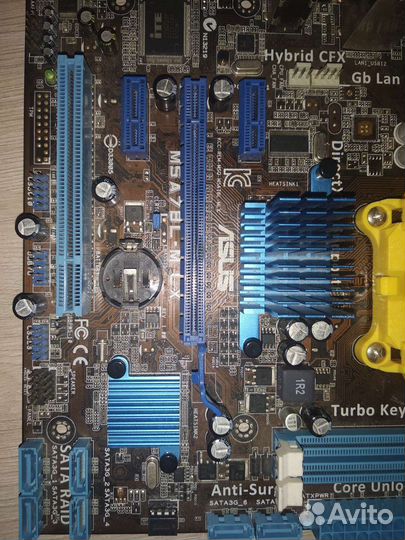 Мат. плата AM3+ нерабочая