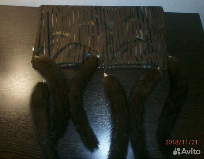 Шарф с норкой