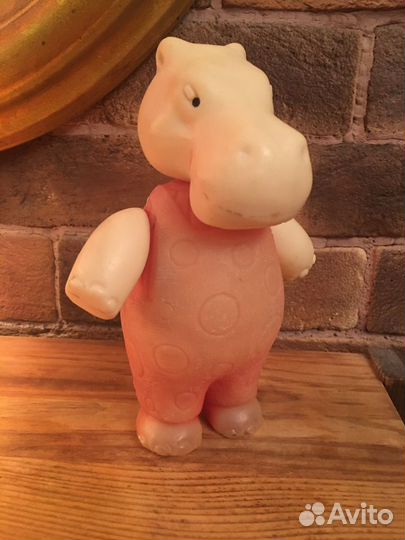 Игрушка советская бегемот СССР