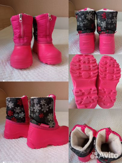 Резиновые сапоги на утеплитель 23,24,25 размер