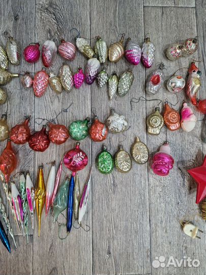 Елочные игрушки советские