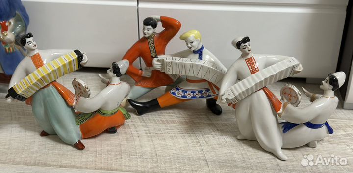 Плясуны Полонне фарфоровая статуэтка СССР