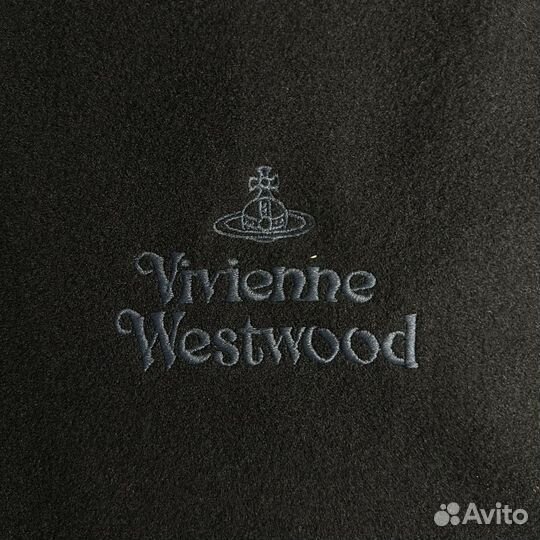 Vivienne Westwood Wool Orb Scarf Black Шарф