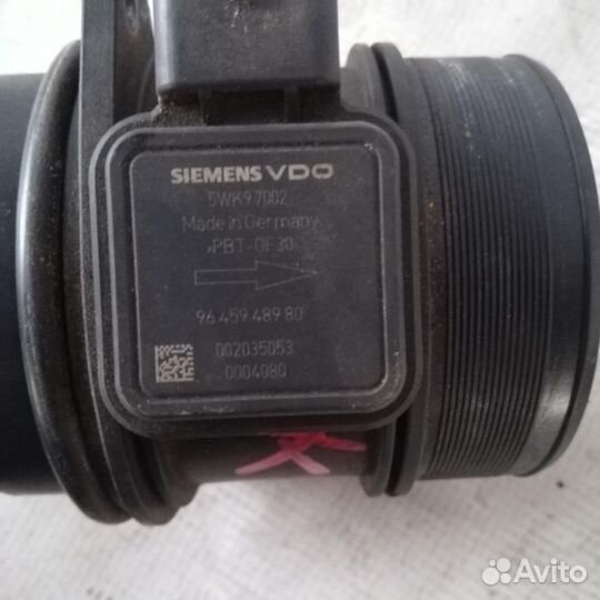 Датчик массового расхода воздуха (дмрв) форд фоку