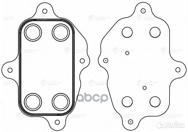 Радиатор масляный ssangyong kyron /actyon /rext