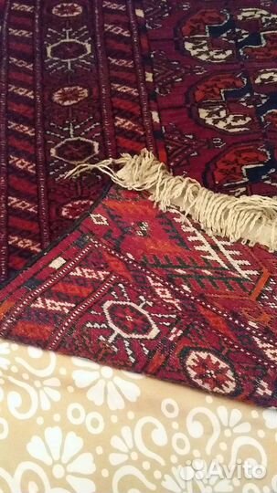 Туркменский антикварный ковер ручной работы
