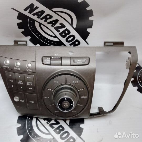 Блок управления магнитолой Honda Elysion RR3 J30A