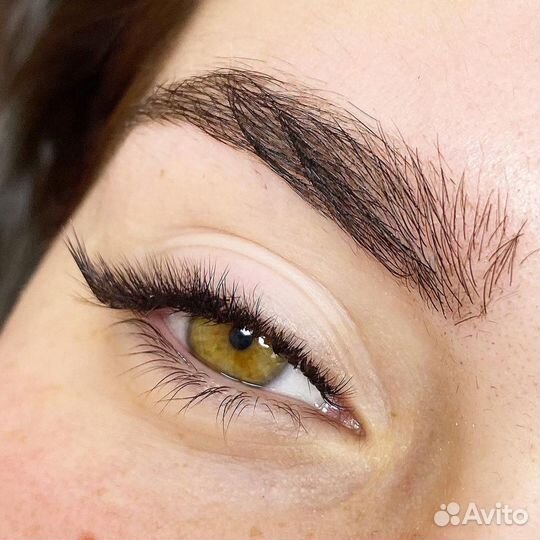 Наращивание ресниц и брови