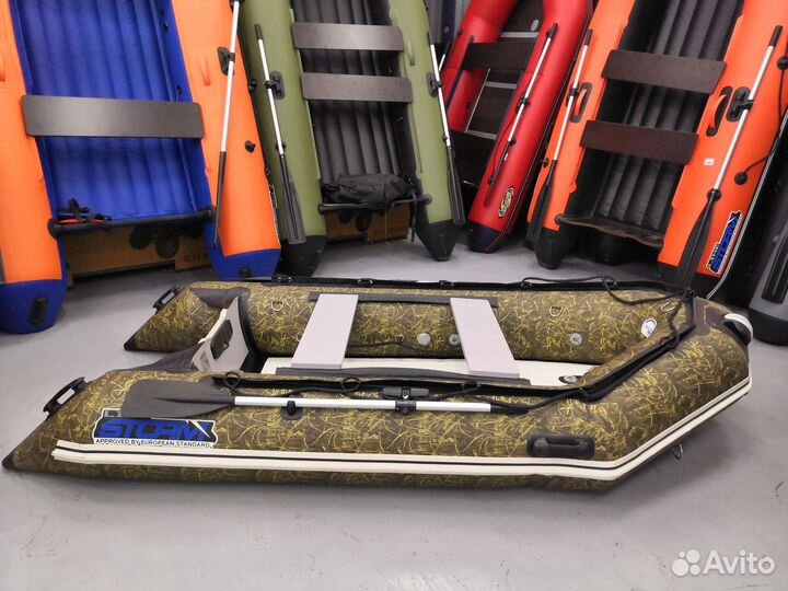 Лодка пвх Stormline Heavy Duty Air Light 340 army