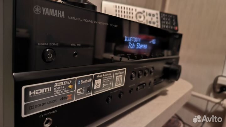 Yamaha RX-V681 7.2 4K Atmos WiFi Bluetooth Airplay