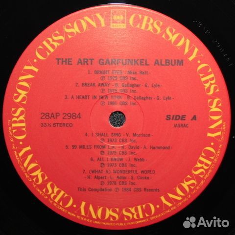 Art Garfunkel / The Art Garfunkel Album (LP)