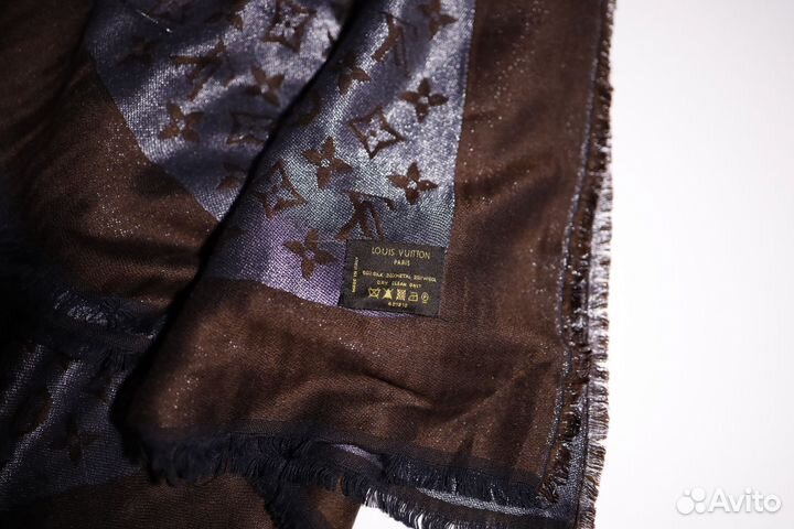 Шарф платок палантин Luis Vuitton оригинал 150см
