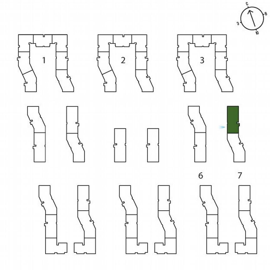 Квартира-студия, 25,4 м², 2/3 эт.