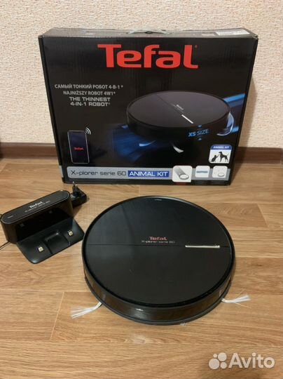 Робот пылесос tefal explorer serie 60