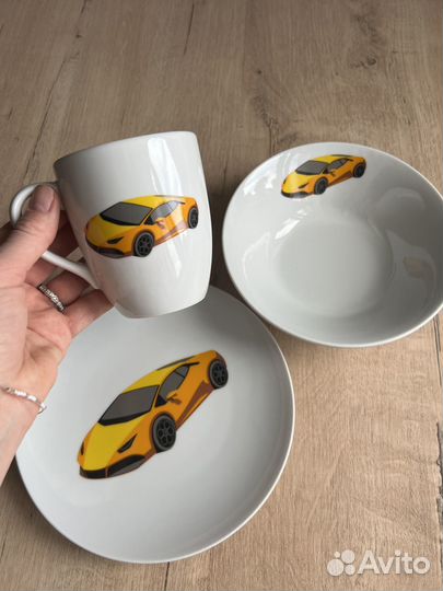 Набор детской посуды фарфор