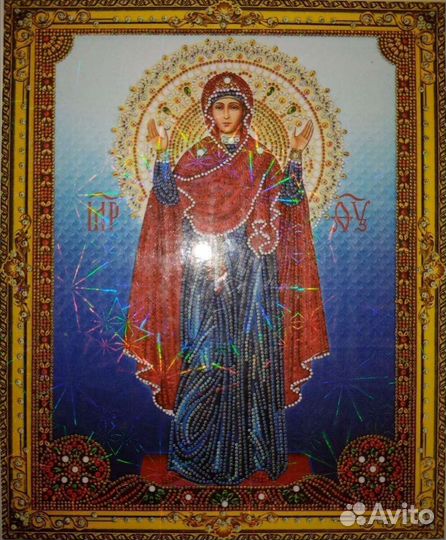 Алмазная мозаика на подрамнике на заказ