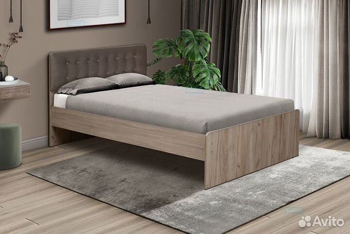 Кровать с мягким изголовьем с доставкой