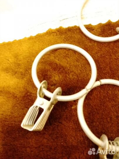 Кольца с прищепками алюминиевые