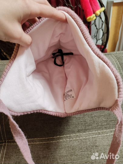 Шапка зимняя для девочки 52 54