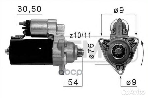 Стартер VW T4 220054 Era