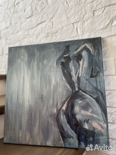 Картина акрилом на холсте