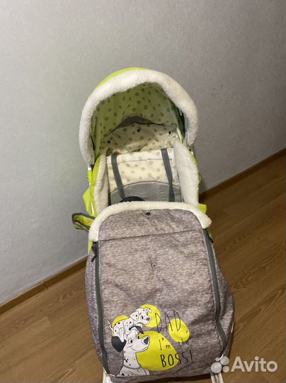 Санки коляска nika