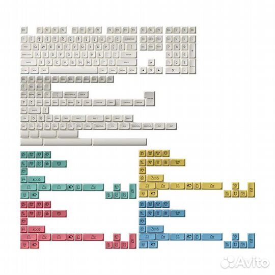 Кейкапы Akko PBT MDA Profile