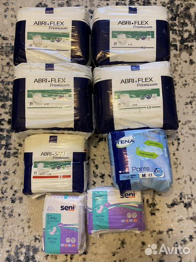 Трусы / Прокладки / Пелёнки для взрослых seni и др