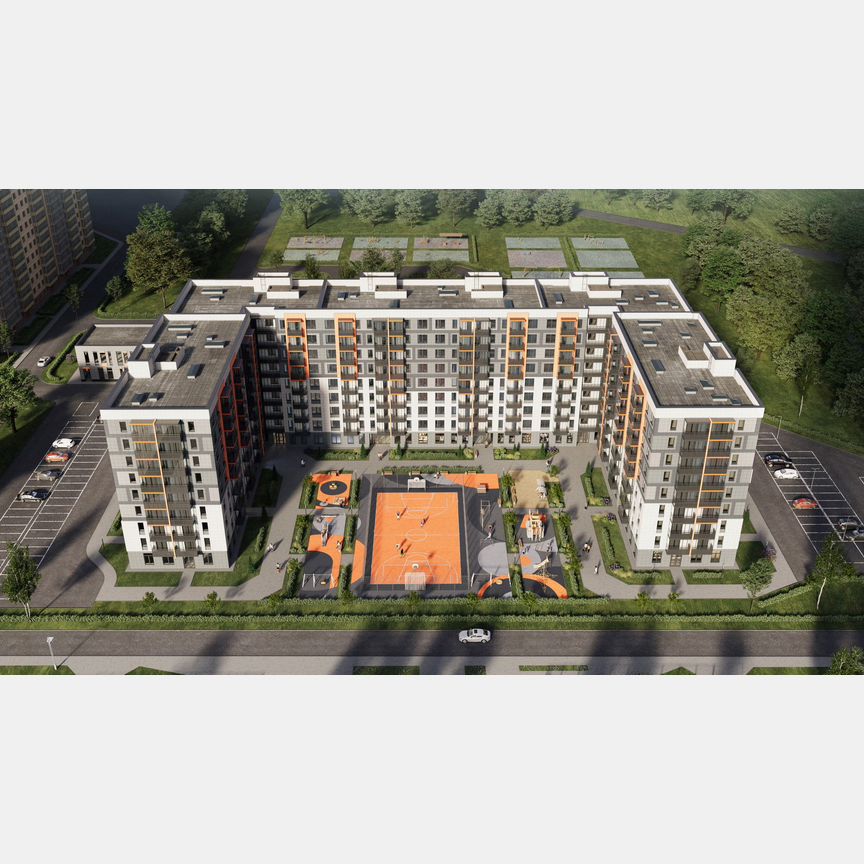 1-к. квартира, 36,5 м², 9/9 эт.