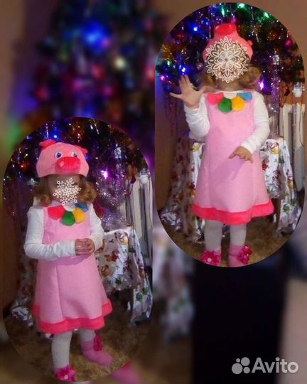 Костюм поросенка 3-4 года