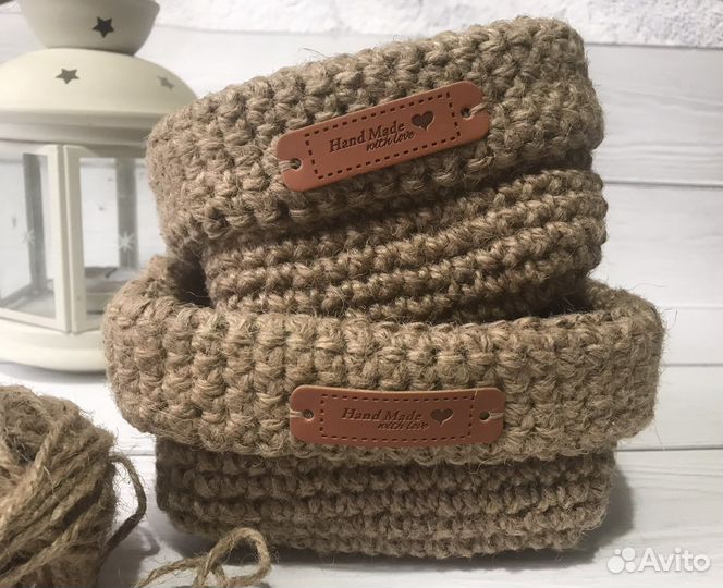 Корзины из джута, как в икеа