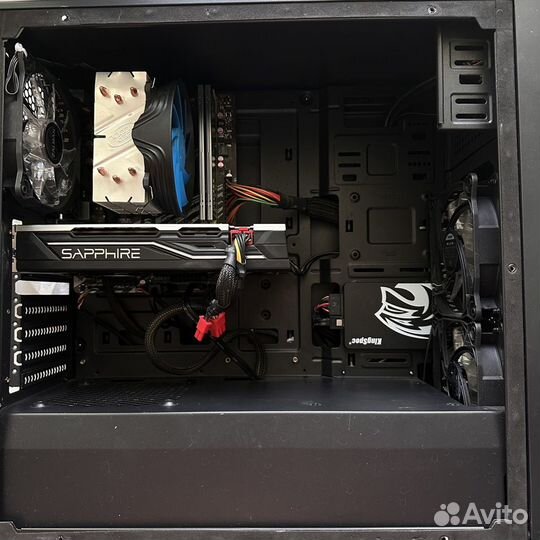 Игровой компьютер ryzen 5 3600, rx 580