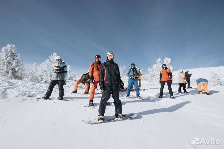 Фрирайд на ратраках в Шерегеше