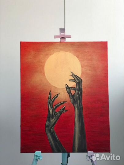 Картина на холсте «В опале светила»