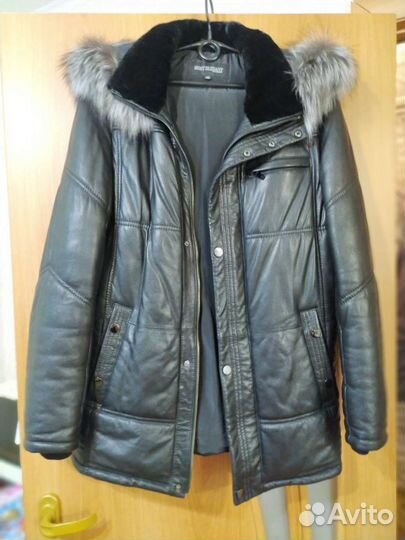 Кожаная куртка мужская