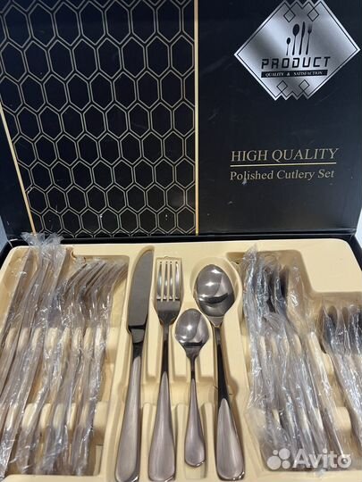Набор столовых приборов новый
