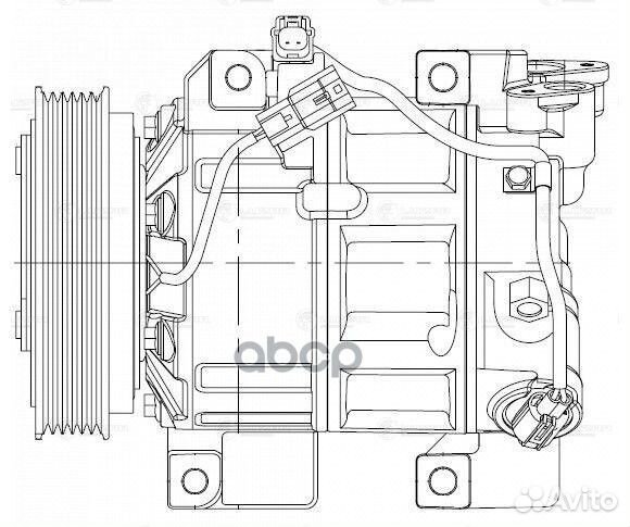 Компрессор кондиц. для а/м Nissan X-Trail (T31)