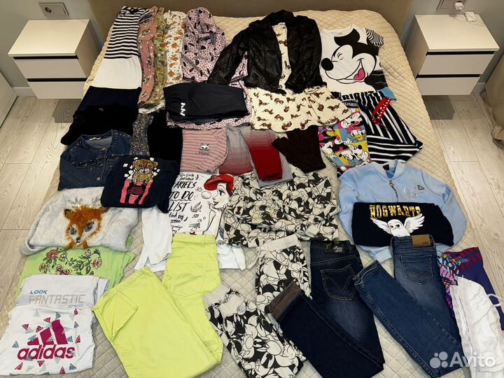 Вещи пакетом на девочку 140
