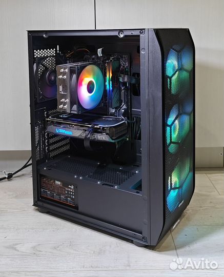 Игровой компьютер rtx 4070 / ryzen 7500f / b650