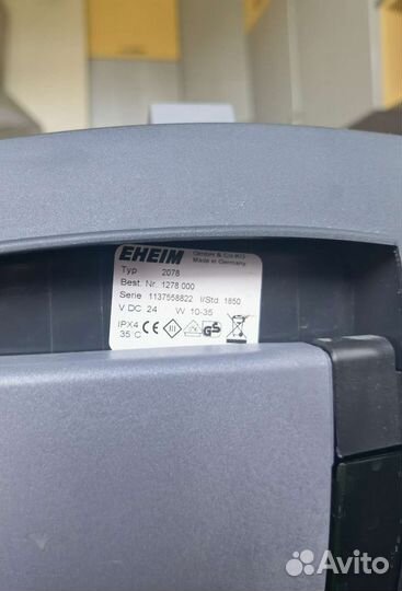 Внешний фильтр Eheim Professional 3e 1850лч 700 л