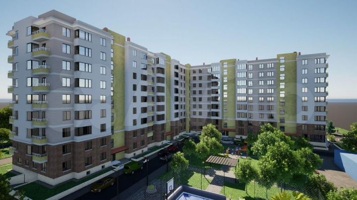 1-к. квартира, 46 м², 3/9 эт.