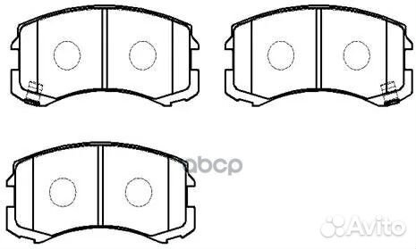 Колодки торм. HP5183 HSB