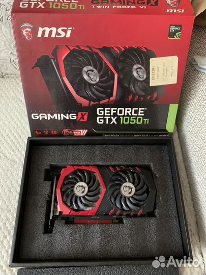 Видеокарта MSI GTX 1050Ti 4Gb