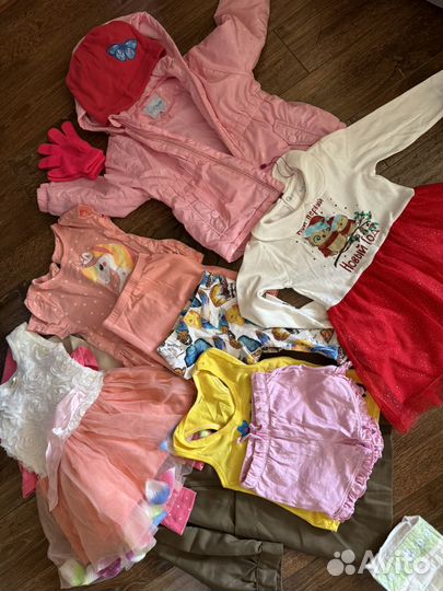 Одежда для девочки пакетом от года до двух