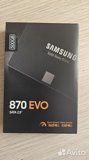 SAD накопитель Samsung 870 evo 500