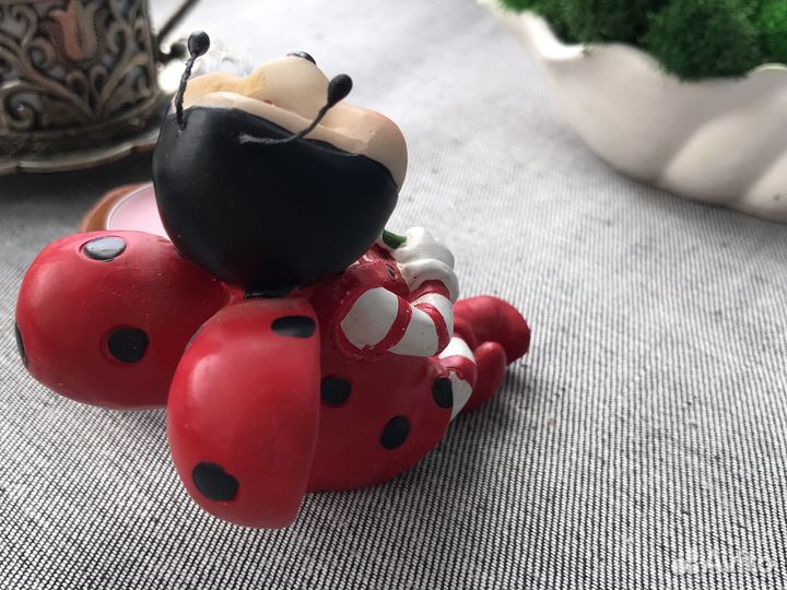 Подсвечник статуэтка «Божья коровка»
