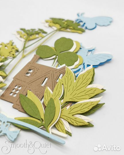 Набор вырубки для скрапбукинга с домиком